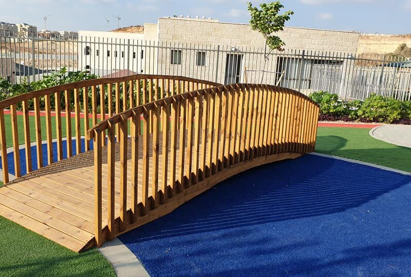 גשר לגינה לילדים לפי מידה