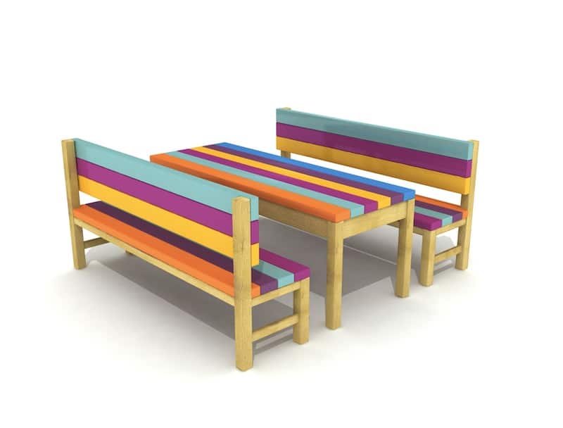 מערכת ישיבה לילדים דגם קשת