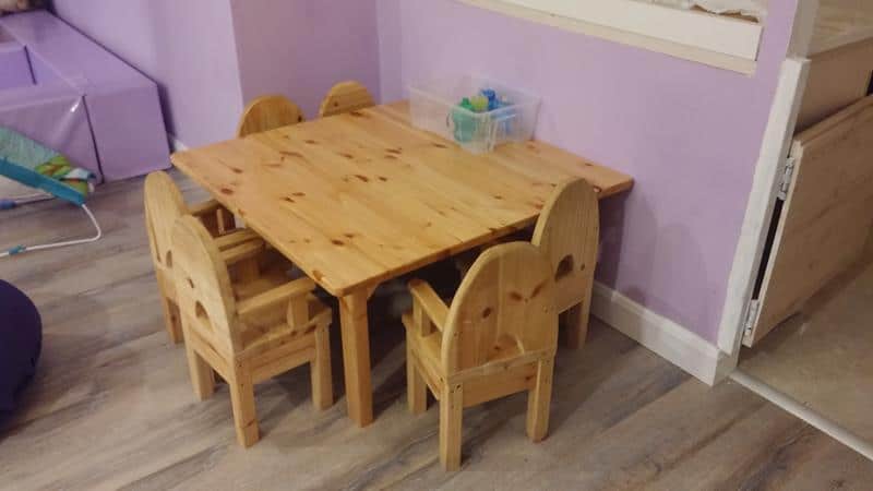 מערכת ישיבה לילדים דגם תוף